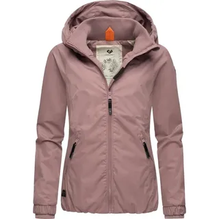 Ragwear Outdoorjacke Übergangsjacke Dizzie mit Kapuze lila