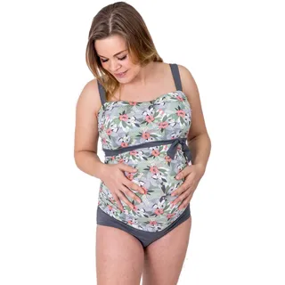 Petit Amour Tankini Set Damen Grau XL Cup E/F/G
