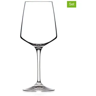 RCR cristalleria 6er-Set: Weingläser "Aria" - 390 ml