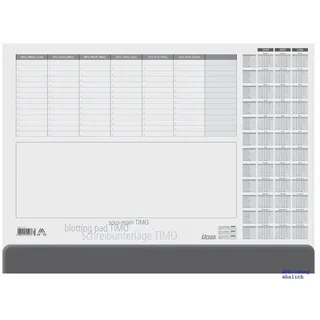 Ursus Ursus® Schreibtischunterlage weiß Papier 52,5 x 37,5 cm, 50 Blatt
