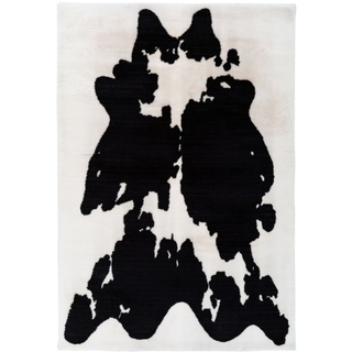 Arte Espina Teppich Rabbit Animal (120 cm x 160 cm, Schwarz / Weiß, 500)