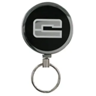 Gastro Schlüsselrolle mit Metallkordel, 100366 096, Schlüsselhalter, Metall silber