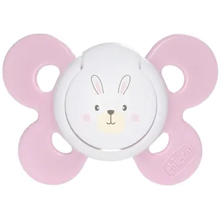 Chicco PhysioForma Comfort Schnuller 16-36 Monate, Babyschnuller mit Silikonsauger, 1 Stück, unterstützt die physiologische Atmung und die korrekte Mundentwicklung, rosa