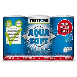 THETFORD Aqua Soft Toilettenpapier 6 Rollen