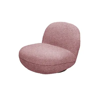 Sofa.de Sessel Stella Mikrofaser 85 x 70 x 99 cm rosa/pink drehbar