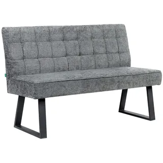 dubi möbel Sitzbank Clara Grau 140 x 91 x 66 cm
