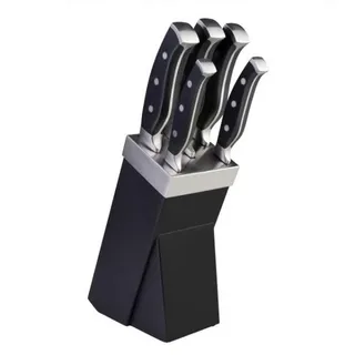JUSTINUS Messerblock 6-tlg. Schwarz