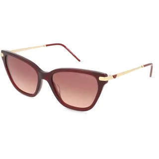 Emporio Armani EA4251 Damen-Sonnenbrille Vollrand Cat Eye Acetat-Gestell, Rot