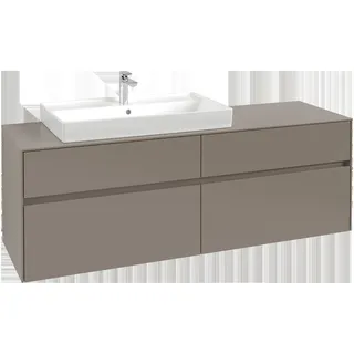 Villeroy & Boch Waschbeckenunterschrank 4 Auszüge 160 x 54,8 x 50 cm Graphit