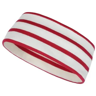 modAS Stirnband Unisex 2535 Kopfband Maritim Kinder und Erwachsene zweilagig Baumwolle Streifen & Unifarben, leichter Tragekomfort, Formstabil & Pflegeleicht rot 1 - bis 48 cm Kopfumfang (Kleinkind)