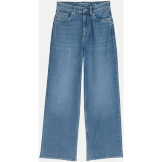 Tom Tailor DENIM Damen TTLINOU WIDE High Waist Jeans, blau, Uni, Gr. XXL/32