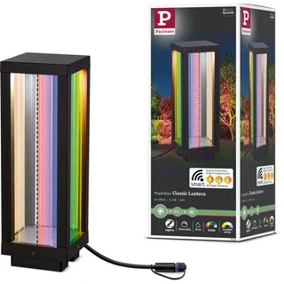 Paulmann Laterne Aluminium 10 x 10 x 30 cm 1 Stk. anthrazit