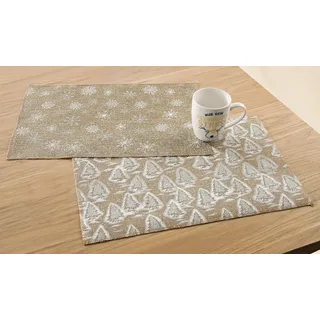 Tischset Weihnachten 4er-Set (G21852) Weihnachtsdeko
