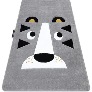 Kinderteppich Petit Lion Löwe Grau Grey 80x150 Cm