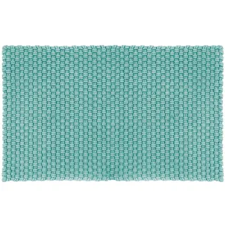 PAD Concept pad Outdoorteppich Uni 72 x 92 cm Polypropylen Blau Opal