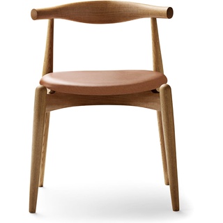 Carl Hansen - CH20 Elbow Chair, Eiche geölt / Leder (Sif 95)