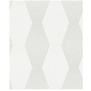 Rasch Wallton Vliestapete Dimension 3D-Retro-Streifen  (Weiß, Grafisch, 10,05 x 0,53 m)
