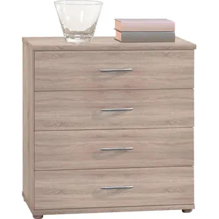 Livetastic Kommode Eiche, Kunststoff, 4 Schubladen, 60x70x30 cm, Beimöbel erhältlich, Wohnzimmer, Kommoden & Sideboards, Kommoden