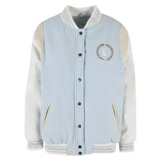 Karl Kani Damen KW223-069-1 Retro Emblem Block College Jacket Light Blue/White, M - M