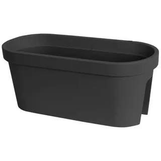 OEM Pflanztopf Geländer 60 59 x 24,5 x 24,5 cm Schwarz