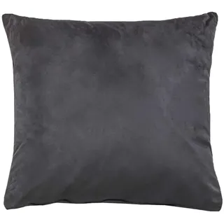Gardinenbox Sofakissen mit Füllung »Milano« HxB 45x45 cm Schwarz Dekokissen mit Komfort-Samt-Bezug und Reißverschluß mit Füllkissen Extra Weich Couchkissen, 203572