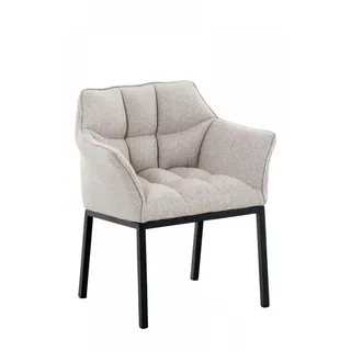 CLP Loungesessel OCTAVIA Stoffbezug weiß