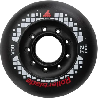 Rollerblade Rollerblade, Apex 4er Pack Rollenset 2026 black - 72mm/80A