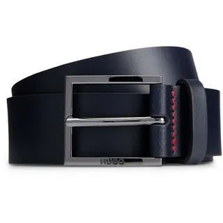 Hugo Herren Gürtel Leder 80 Blau