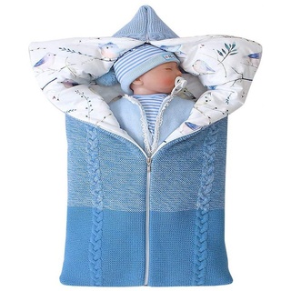 Babydecke »Kinderwagen Decke, Neugeborenen Wickeldecke Winter warme Schlafsack«, GelldG blau