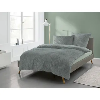 IRISETTE Mink Biber Grün 155 x 220 cm + 80 x 80 cm