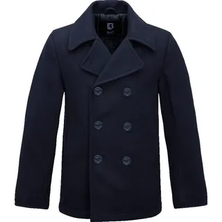 Brandit Textil Pea Coat schwarz 6XL