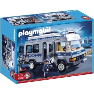 PLAYMOBIL 4022 Polizei Mannschaftswagen Police Transporter Polizeitruck SELTEN