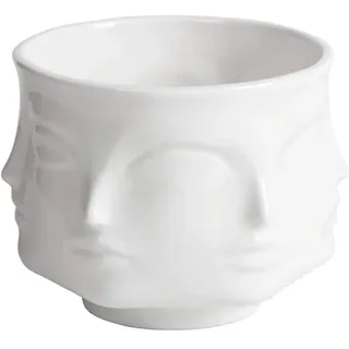 Siunwdiy Garten Blumentopf Vase Moderne Keramik Blumen Dora Maar Musa Jonathan-Kopf-Dekoration Design Illustration Adler Büro Gärten Dekoration und an der Außenseite Haus,Weiß