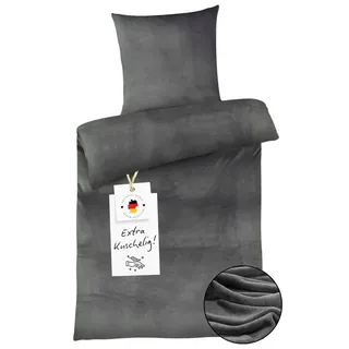 Carpe Sonno Uni Anthrazit 135 x 200 cm + 80 x 80 cm