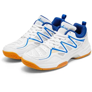 Hixingo Badmintonschuhe Männer Tennisschuhe Herren Damen, Squashschuhe Unisex Hallen- & Fitnessschuhe Eva Gepolsterte Sohle Sneakers Herren Turnschuhe für Tennis, Badminton, Volleyball, Usw - 47 EU