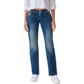 LTB Jeans Valentine Straight Fit Straight Fit Live Wash Tiefer Bund Reißverschluss L 36