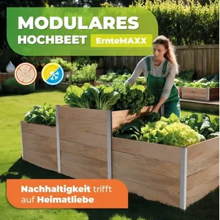 Bio Green Biogreen Aluminium T-Profil für ErnteMAXX Hochbeet 325 mm