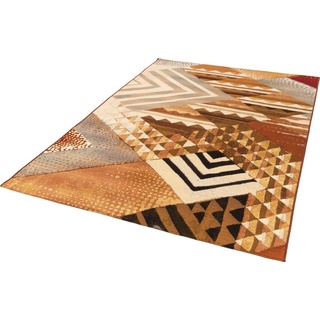 Teppich Outdoor-Africa 35, Gino Falcone, rechteckig, Höhe: 5 mm, Flachgewebe, In- und Outdoor geeignet, Wohnzimmer braun 120 cm x 180 cm x 5 mm
