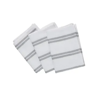 levelone Geschirrtuch-Set  Geschirr Pique , grau , 100% Baumwolle , Maße (cm): B: 50