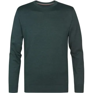 Petrol Industries Herren Pullover - Rundhalsausschnitt - Regular Fit - Feinstrickpullover - Herrenbekleidung - Grün - XL - XL