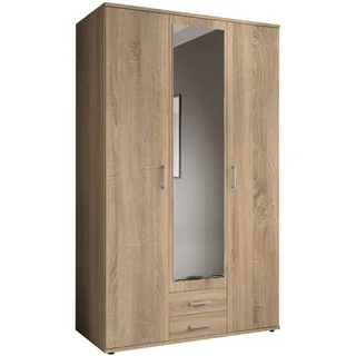 Harper Drehtürenschrank BREST 120 x 196 x 54 cm braun