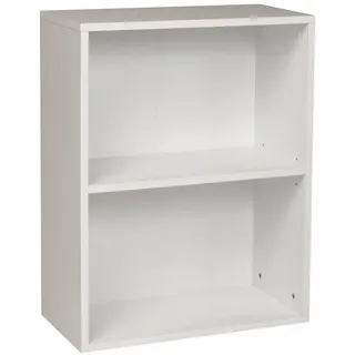 furni24 Bücherregal 60 x 31 x 77 cm Weiß