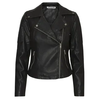 Noisy May Lederoptik- Jacke schwarz (27000741)