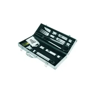 ACTIVA Edelstahl Grillbesteck Set mit Koffer 5-tlg.