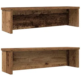 vidaXL Küchenregale Stapelbar 2 Stk. Altholz-Optik 60x15x16 cm