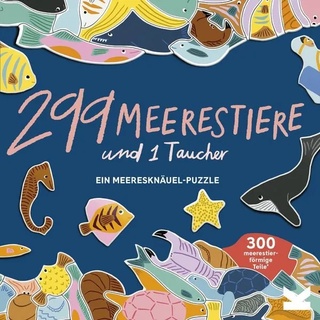 Laurence King Verlag - 299 Meerestiere und 1 Taucher, 300 Teile