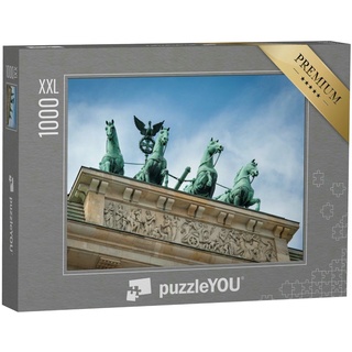 puzzleYOU Puzzle Detailaufnahme: Brandenburger Tor in Berlin, 1000 Puzzleteile, puzzleYOU-Kollektionen Brandenburger Tor