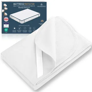 BARBONS Matratzenschoner Matratzenauflage 90 x 200 cm weiß