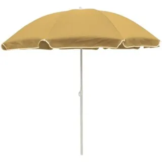 Haushalt International Sonnenschirm Sonnenschirm / Strandschirm 200cm, Farbe: sand gelb