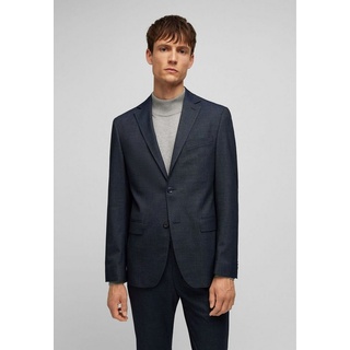 HECHTER PARIS Anzug mit filigranem Strukturmuster blau 50